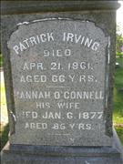 Irving, Patrick and Hannah (O'Connell)